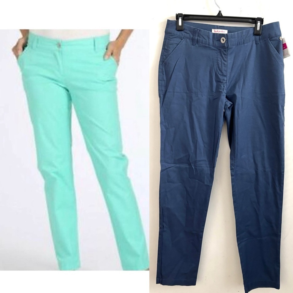Fresh produce tapered Dune chino baby blue pants 10
